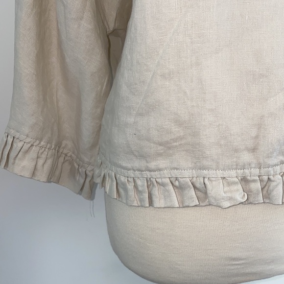 For Cynthia top in cream Medium NWT - Picture 3 of 9